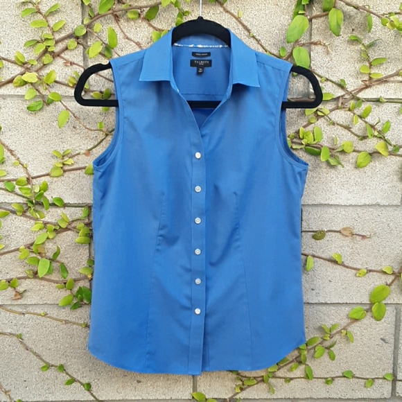 talbots sleeveless blouse